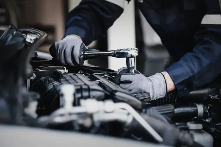 Mechanic Checking Injector's Vehicle